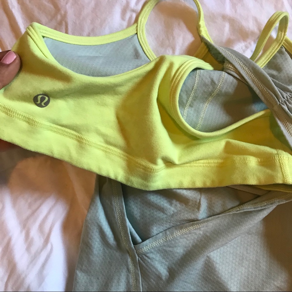LULULEMON green sports bra tank - Picture 5 of 6